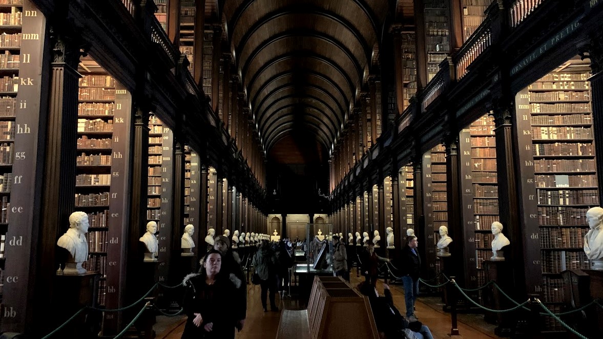 The Old Library at Trinity College - Senior Trip to Dublin