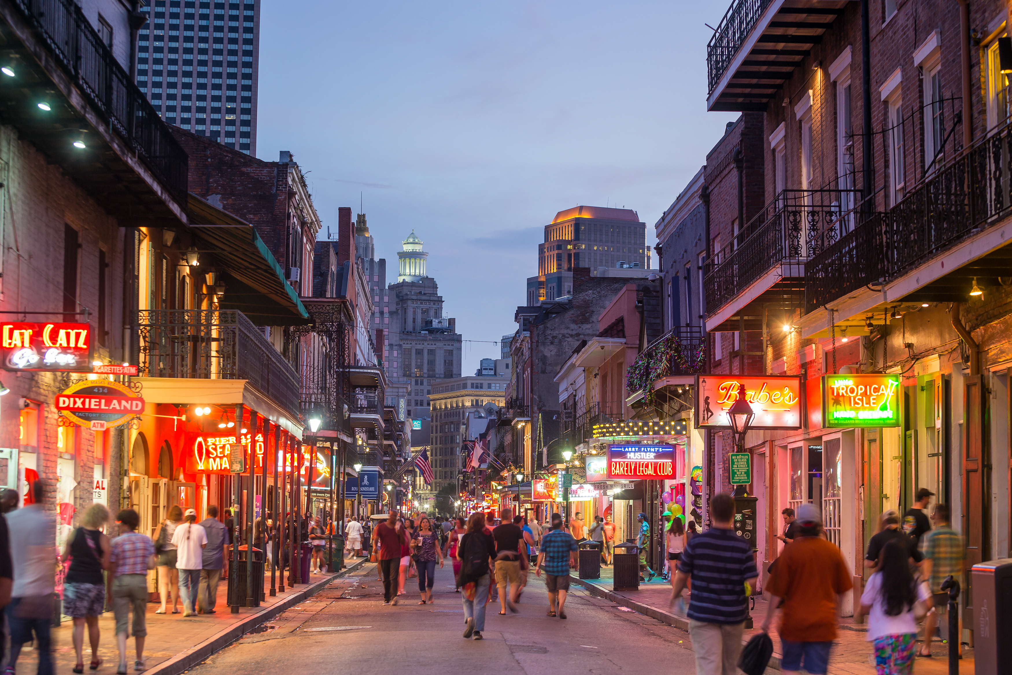Bourbon Street - Senior Trip to New Orleans